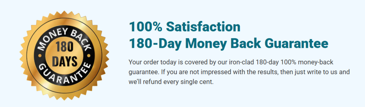 NerveCalm money back guarante